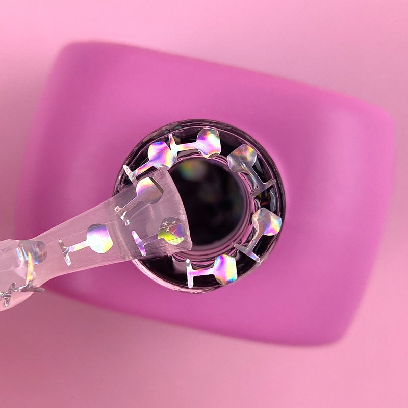 Lunamoon Top Bestie, gellak topcoat met holografische glitters