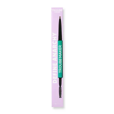 Trouble Maker Define Anarchy Micro Brow Pencil Medium Brown, wenkbrauwpotlood met spoolie, foto 2 van 2