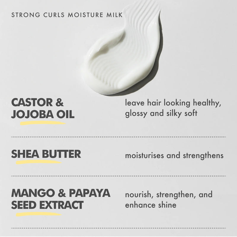 Umberto Giannini Strong Curls Rosemary Oil Leave In Conditioner Milk
