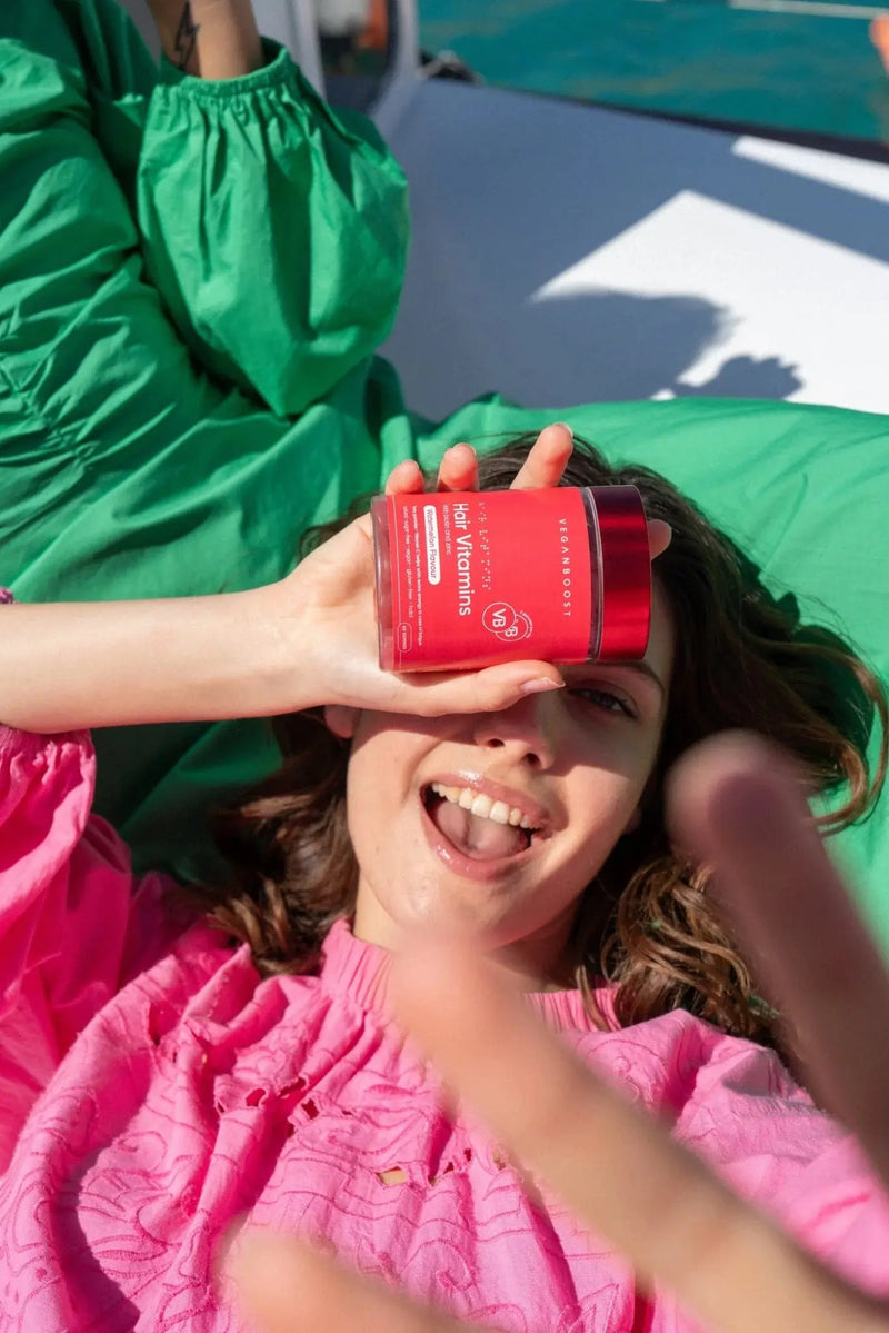 Veganboost Hair Vitamins Watermelon Gummies