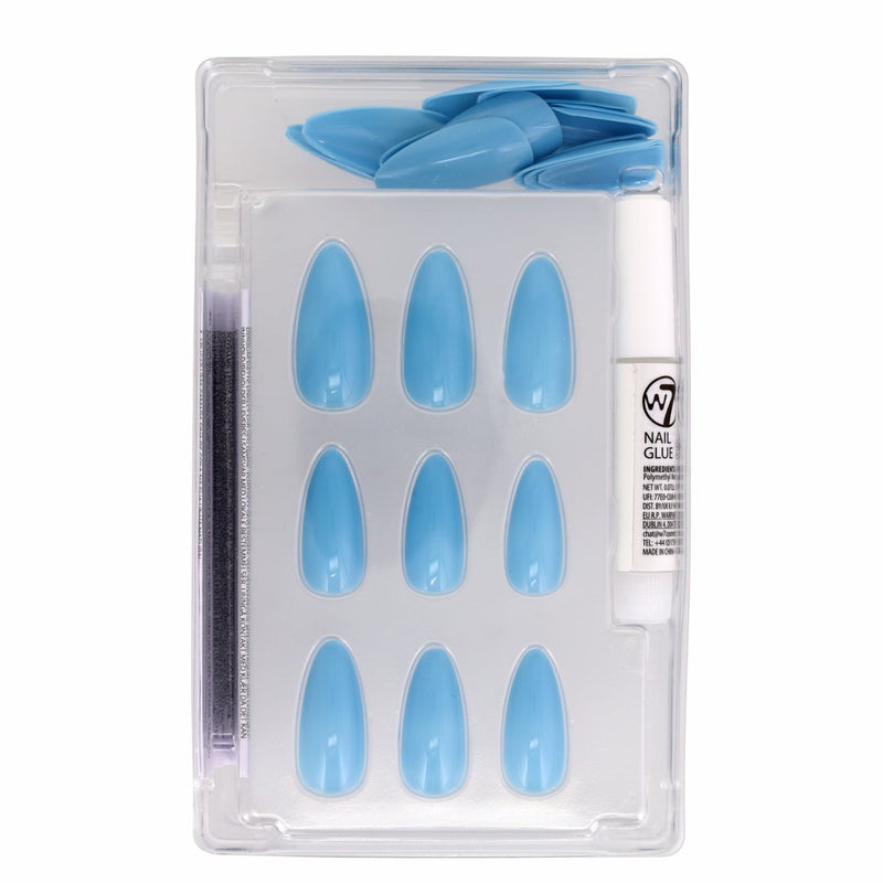 W7 Cosmetics Glamorous Nails Whisper Blue