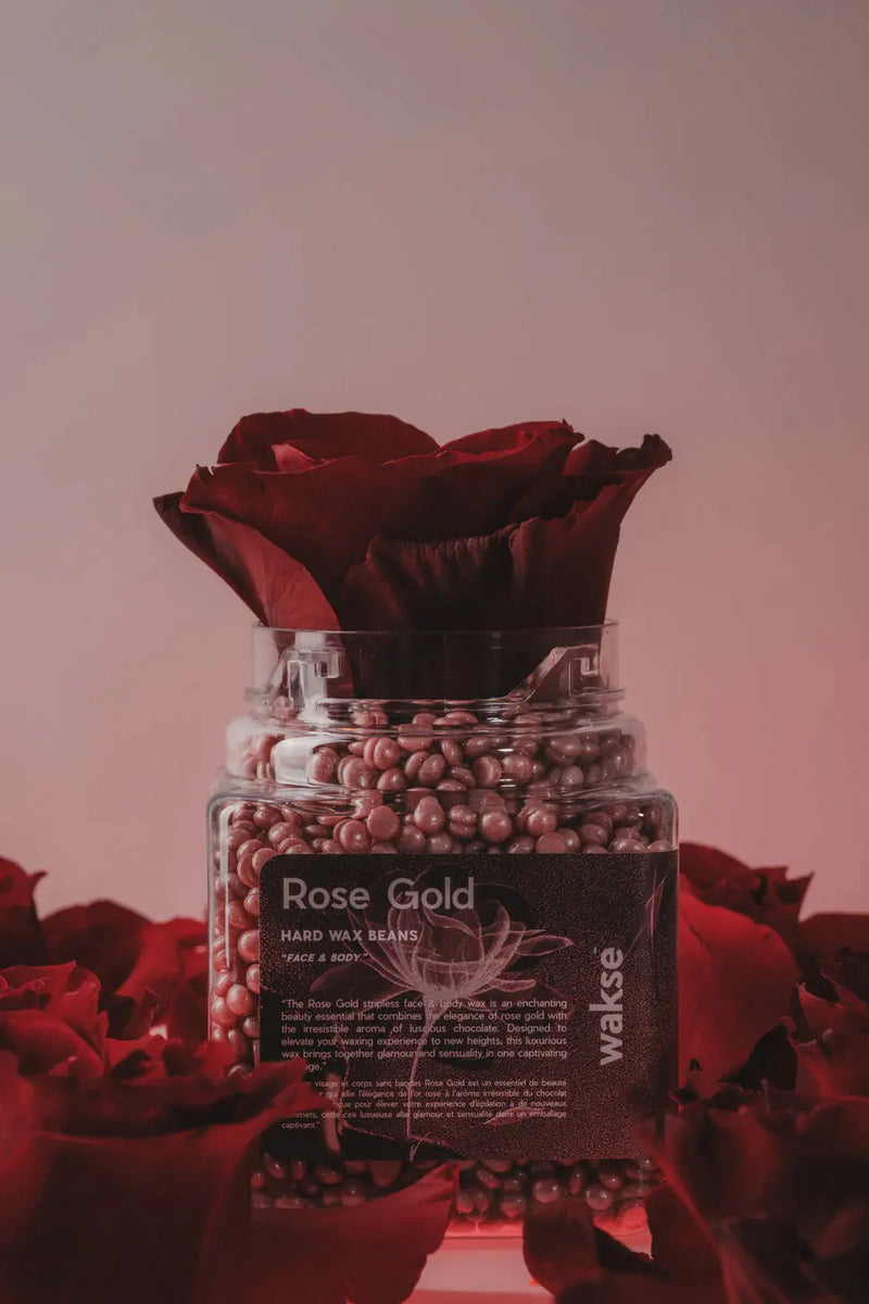 Wakse Hard Wax Beans Rose Gold Small