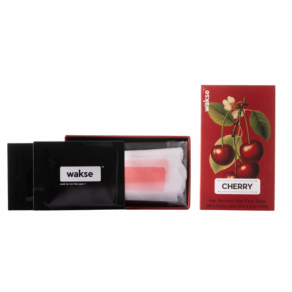 Wakse Match Box Facial Wax Strips Cherry