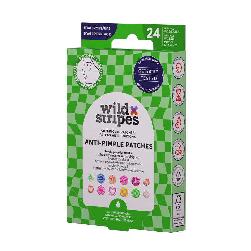 Wild Stripes Ant-Pimple Patches Groovy Protect