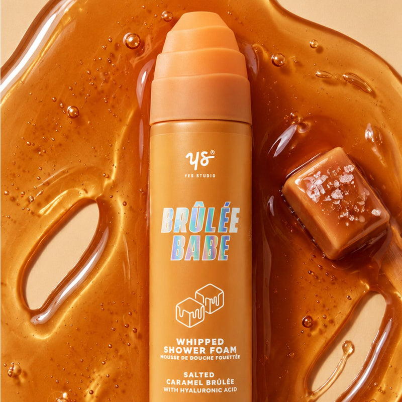 Yes Studio Shower Foam Caramel Brulee, hydraterende douche foam met karamelgeur, foto 2 van 2