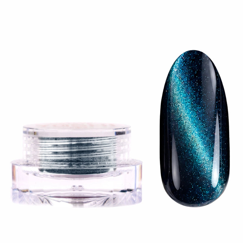 Yoshi Cat Eye Dust 4, nagelpoeder voor cat eye en holografische effecten