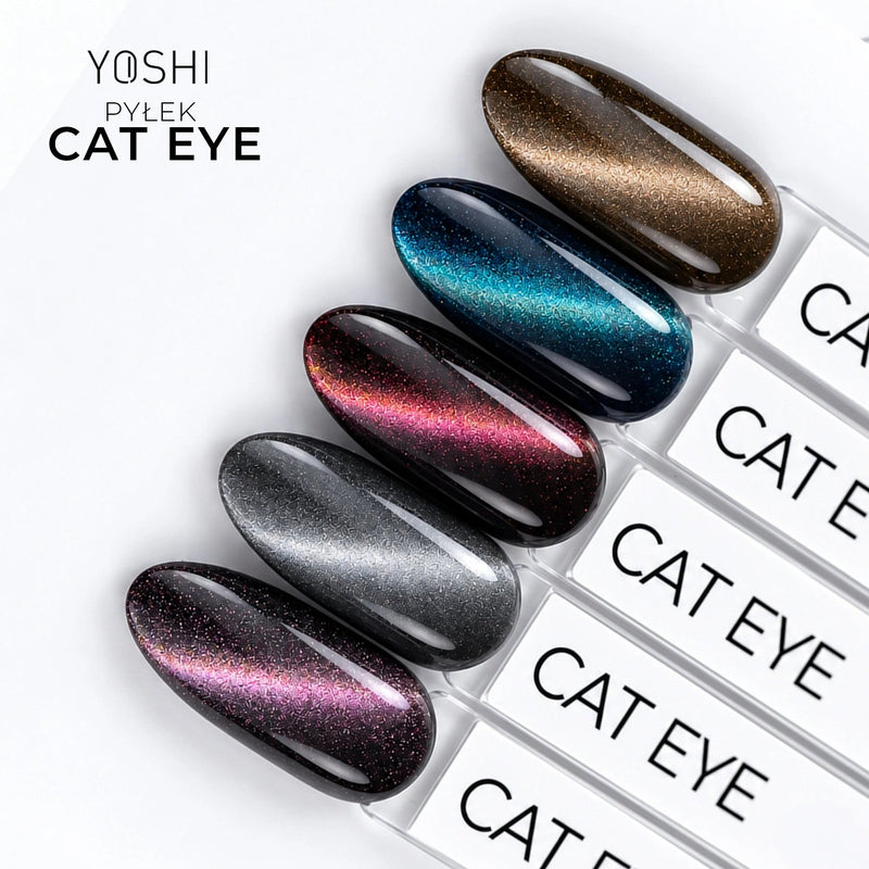 Yoshi Cat Eye Dust 5, nail art powder voor magnetische en holografische effecten, foto 2 van 7