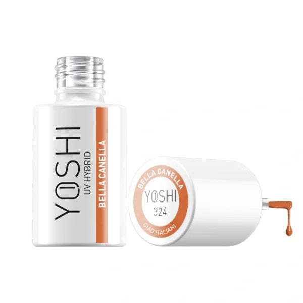 Yoshi Gel Polish UV LED 324 Bella Canella, gellak in een warme kaneeltint