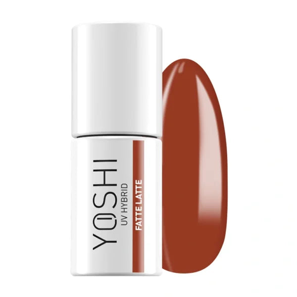Yoshi Gel Polish UV LED 325 Fatte Latte, karamelkleurige gellak voor nagels