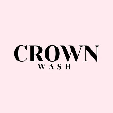 Crown Wash logo, de complete haaraccessoires van Crown Wash bij Boozyshop
