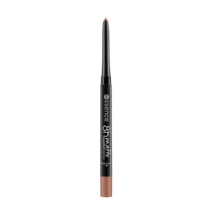 Essence 8h Matte Comfort Lipliner in de kleur Cinnamon Spice, een matte bruine lipliner