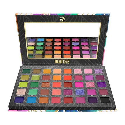 W7 Mardi Gras Pressed Pigment Palette, bestverkochte W7 oogschaduw