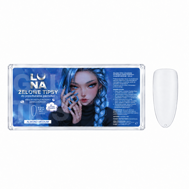 Gel Tips Almond Medium