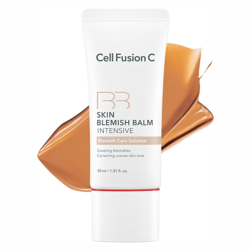Cell Fusion C Skin Blemish Balm Intensive Mocha, foundation met egale finish