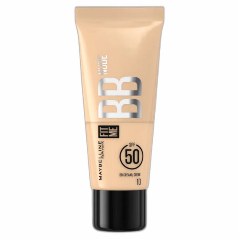 Maybelline Fit Me BB Cream Nude 10, lichte foundation met SPF 50