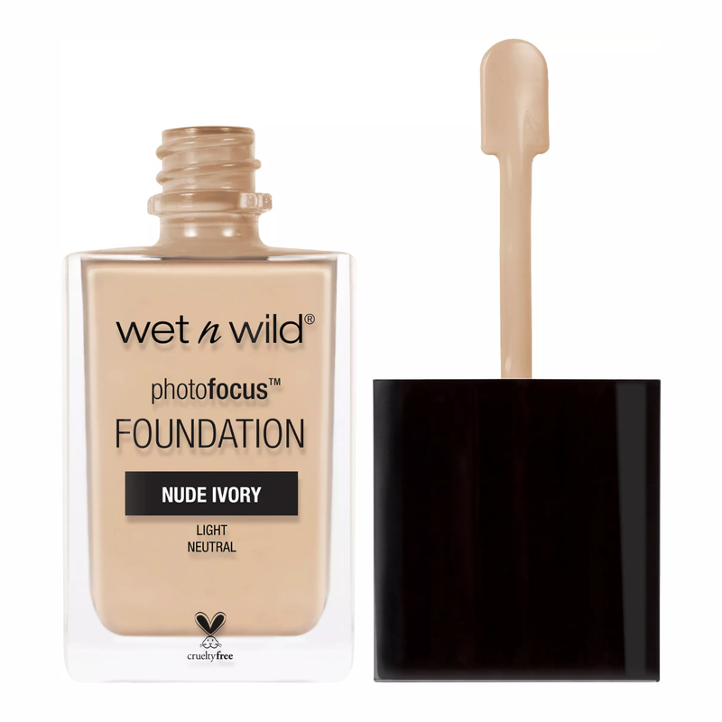 Wet n Wild Photo Focus Foundation Nude Ivory, foundation voor een matte finish