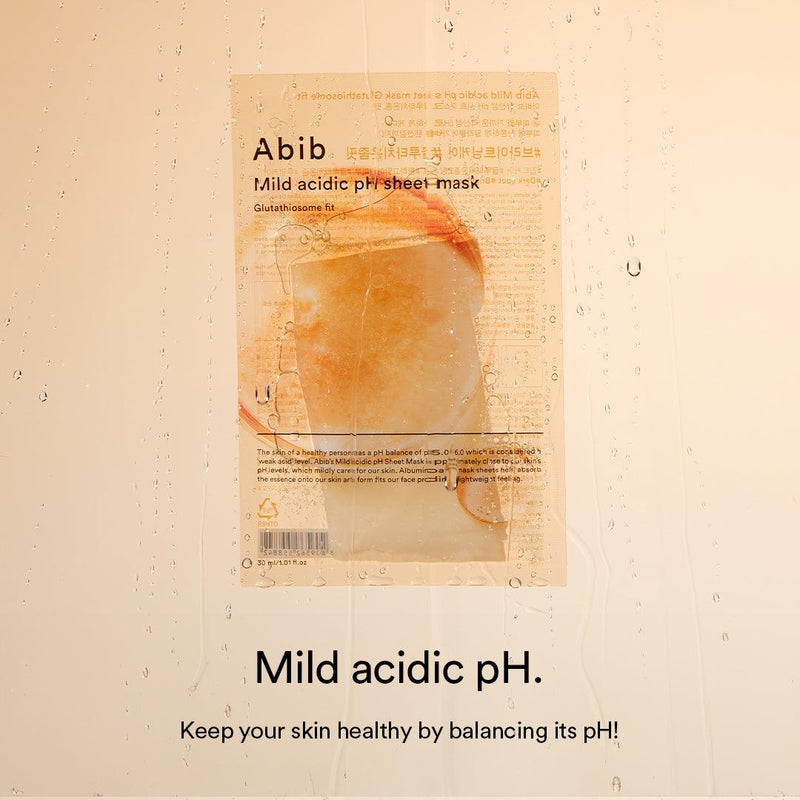 Abib Mild Acid PH Sheet Mask Glutathiosome Fit