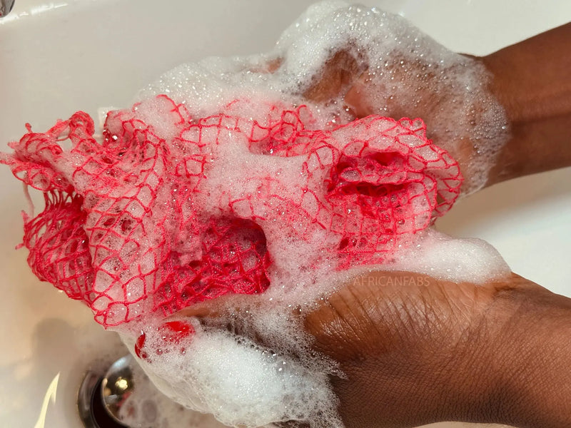 African Fabs African Net Sponge Sapo Green