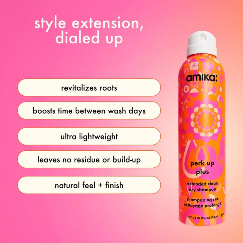 Amika Perk Up Plus Extended Clean Dry Shampoo 199 ml.