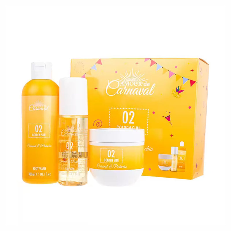 Amour De Carnaval 02 Golden Sun 3 Piece Gift Set