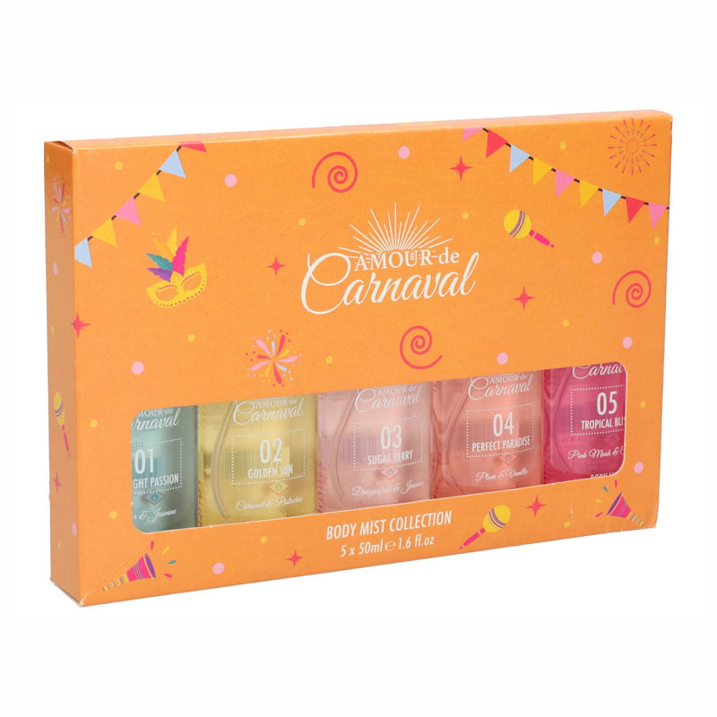 Amour de Carnaval 5x 50ml Body Mist Gift Set