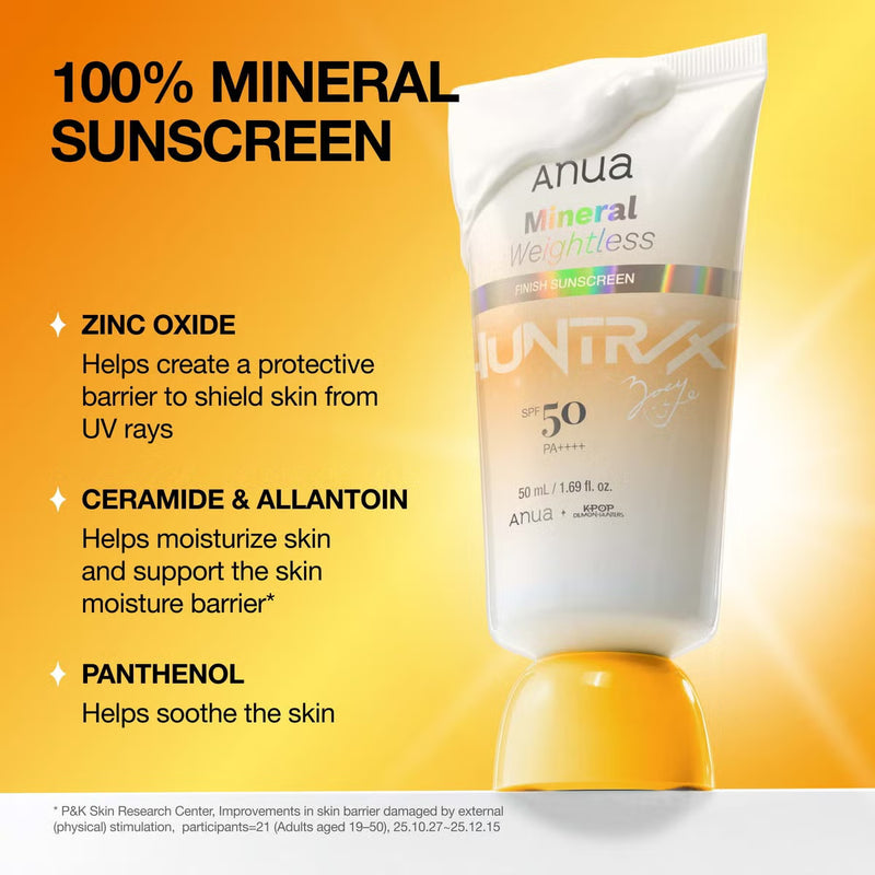 Anua K-Pop Demon Hunters Mineral Weightless Finish Sunscreen SPF 50