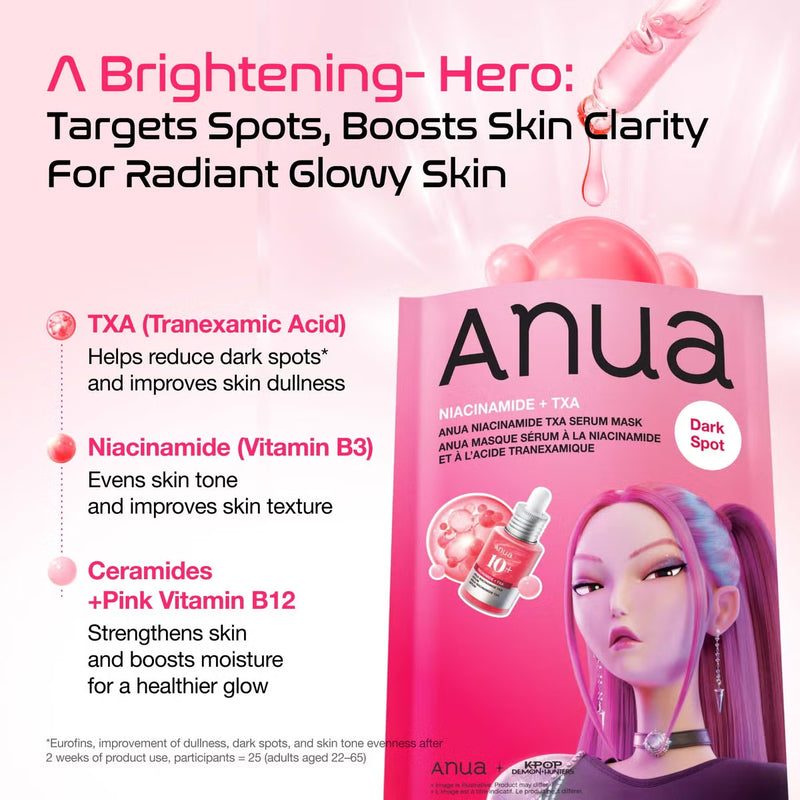 Anua K-Pop Demon Hunters Niacinamide TXA Serum Mask Mira