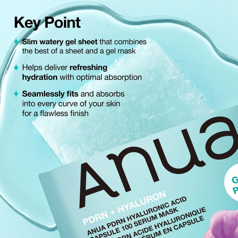 Anua K-Pop Demon Hunters PDRN Hyaluronic Acid Capsule 100 Serum Mask Rumi