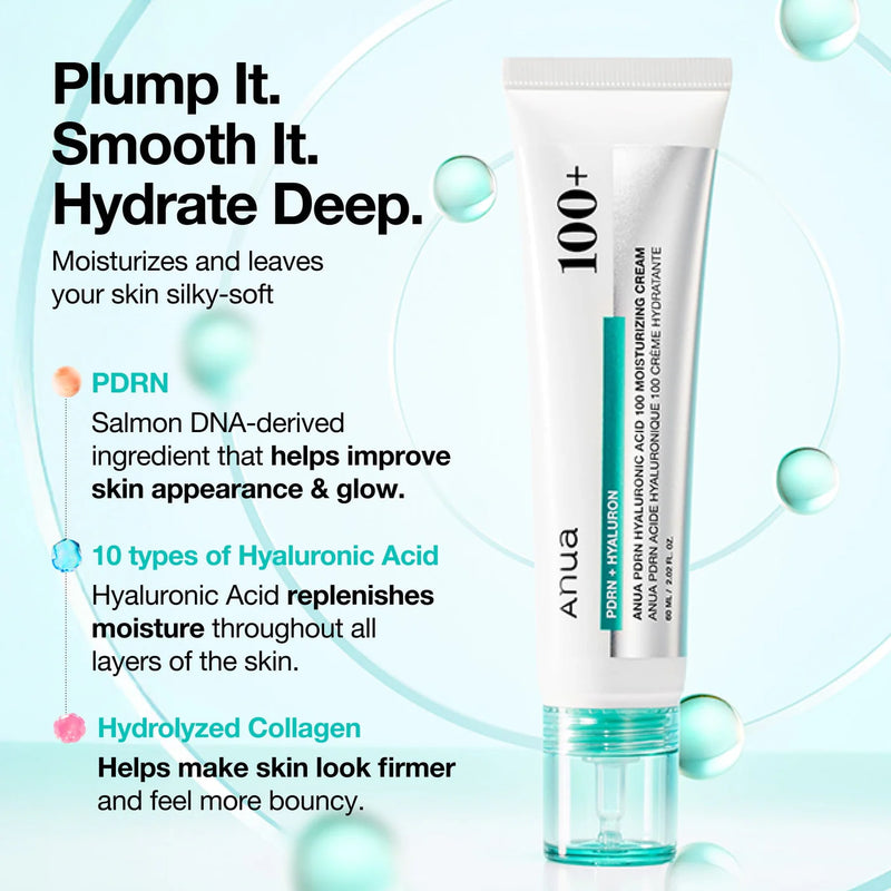 Anua PDRN Hyaluronic Acid 100 Moisturizing Cream Mini