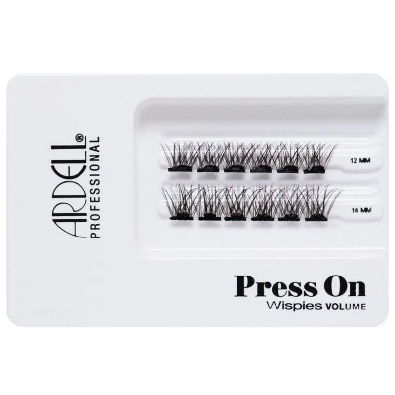 Ardell Press On Pre-glued Underlash Extensions Wispies Natural Mini Set