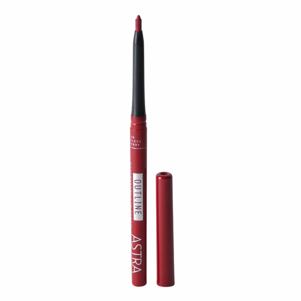 Astra Make Up Outline Waterproof Lip Pencil Endless Cherry