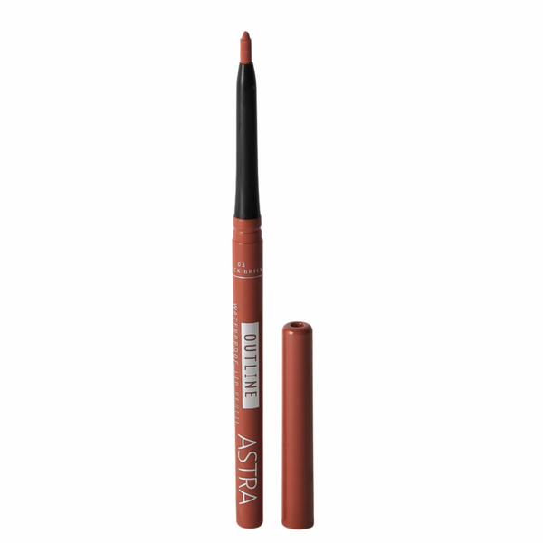 Astra Make Up Outline Waterproof Lip Pencil Quick Brick
