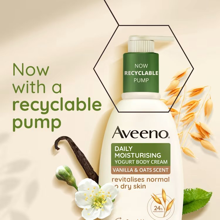 Aveeno Body Wash Vanilla & Oats 300 ml. 2