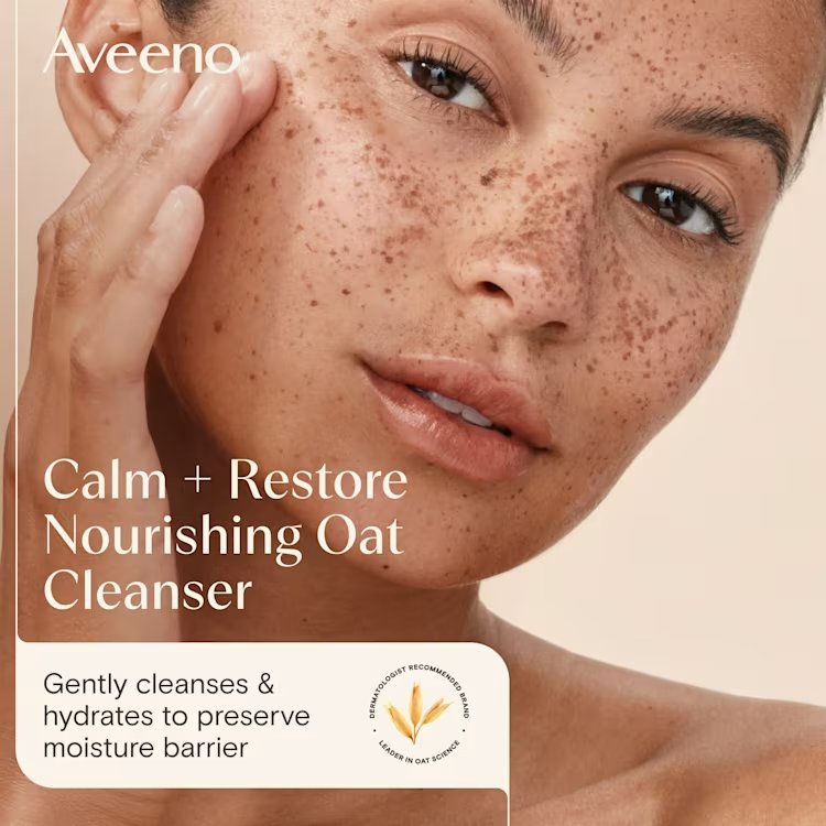 Aveeno Calm & Restore Cleanser Oat Nourishing 200 ml. 2