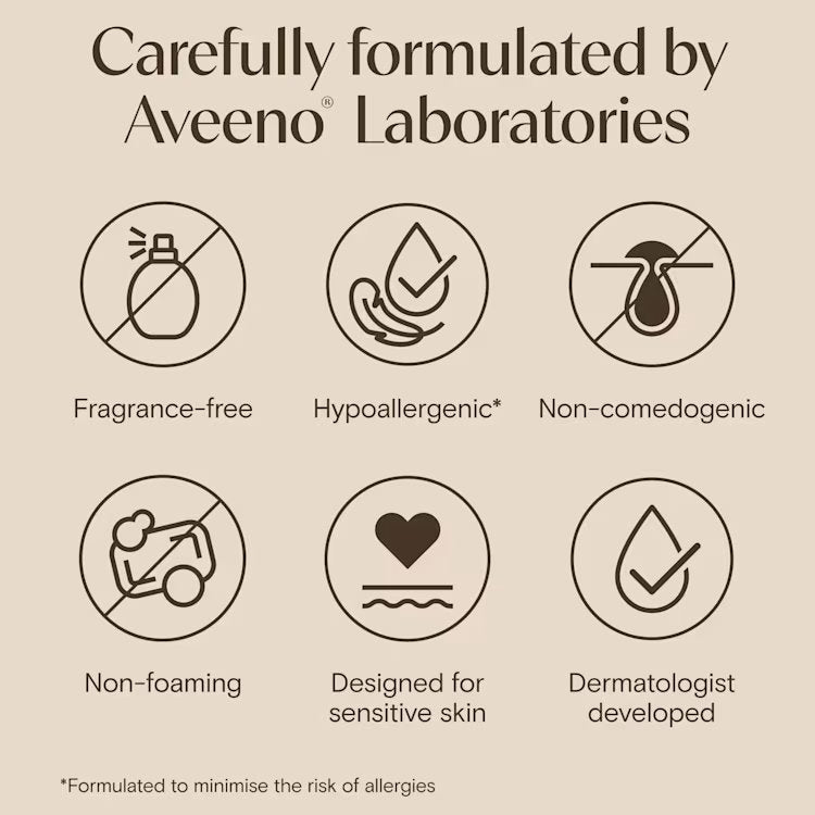 Aveeno Calm & Restore Cleanser Oat Nourishing 200 ml. 7