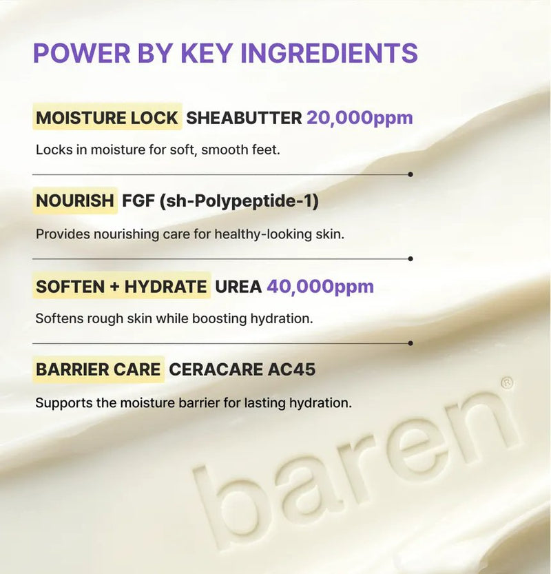 Baren Sheabutter FGF Foot Cream 5