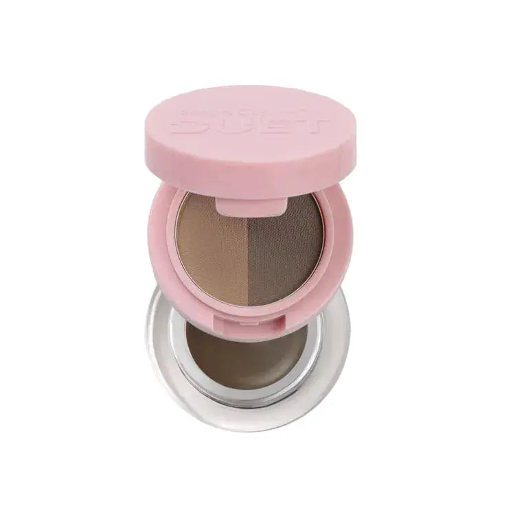 Beauty Creations Duet Brow Powder & Pomade Blonde, dubbelzijdig product met wenkbrauwpoeder en pomade
