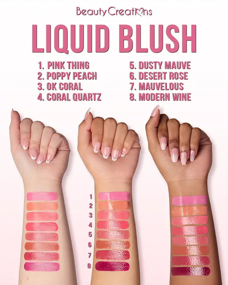 Beauty Creations Liquid Blush Poppy Peach