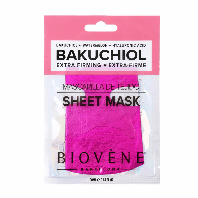 Biovene Bakuchiol Extra Firming Glam Sheet Mask With Watermelon And Hyaluronic Acid