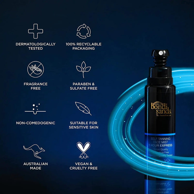Bondi Sands Self Tanning Face Mist 1 Hour Express