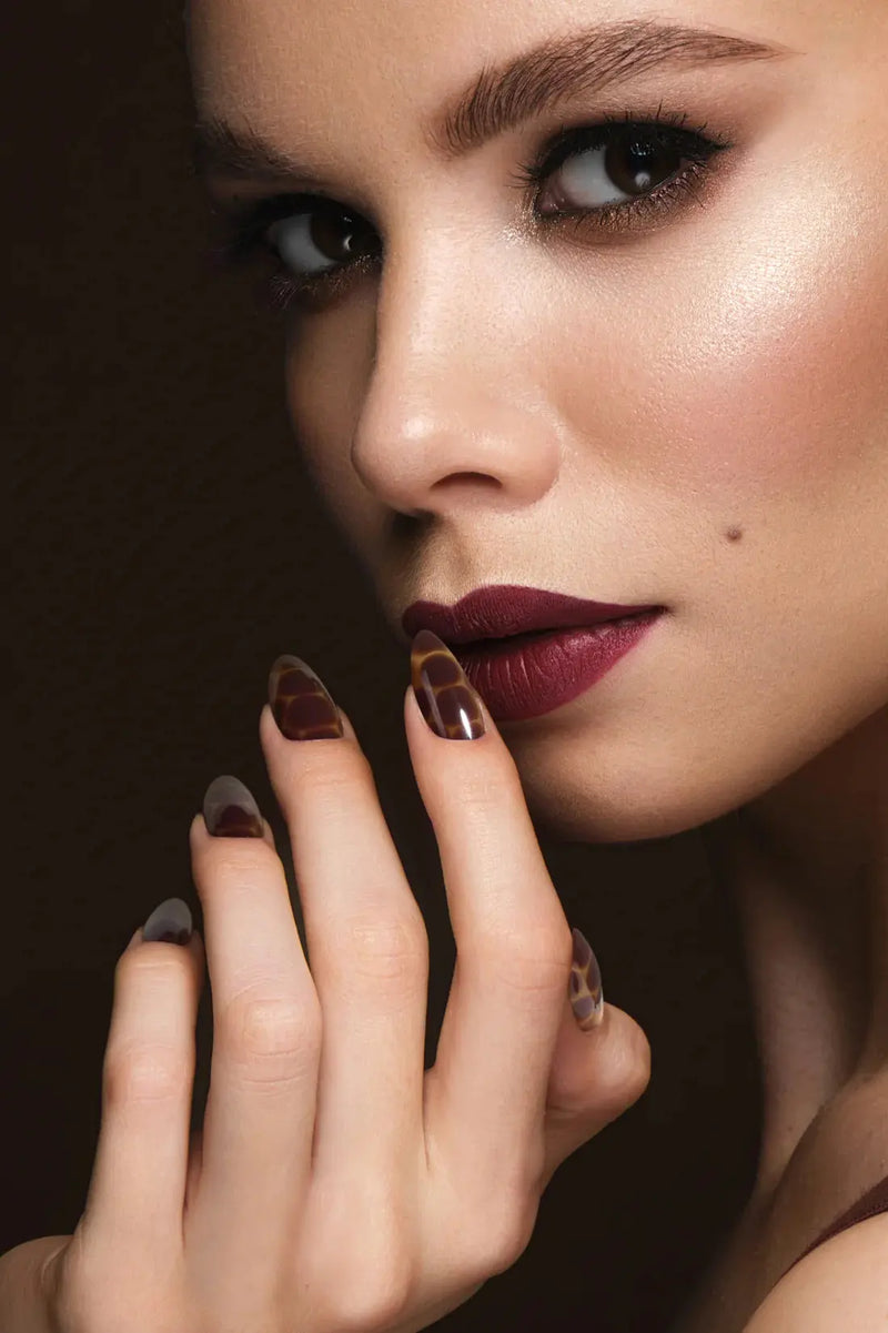 Bonmuz Press-On Nails Cocoa Nouveau