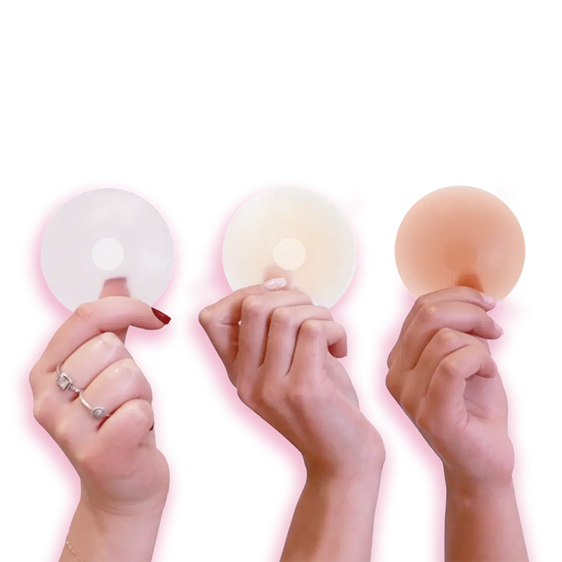 Booby Tape Silicone Nipple Covers Clear
