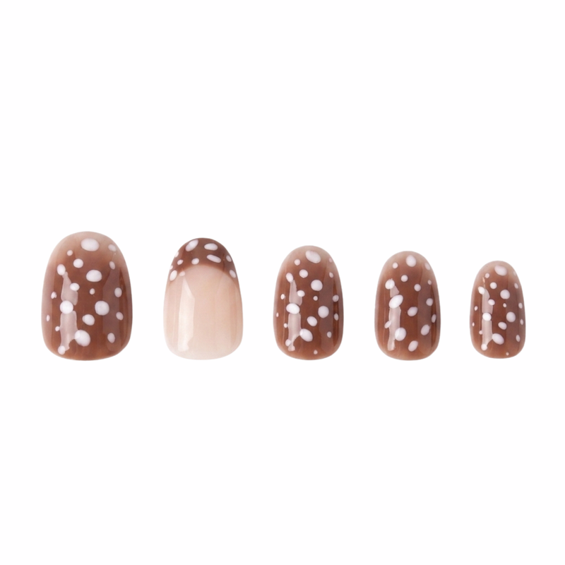 Boozyshop 24 pcs Press On Nails Bambi