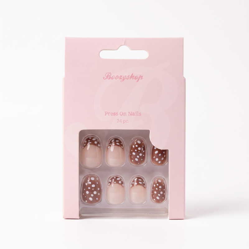 Boozyshop 24 pcs Press On Nails Bambi