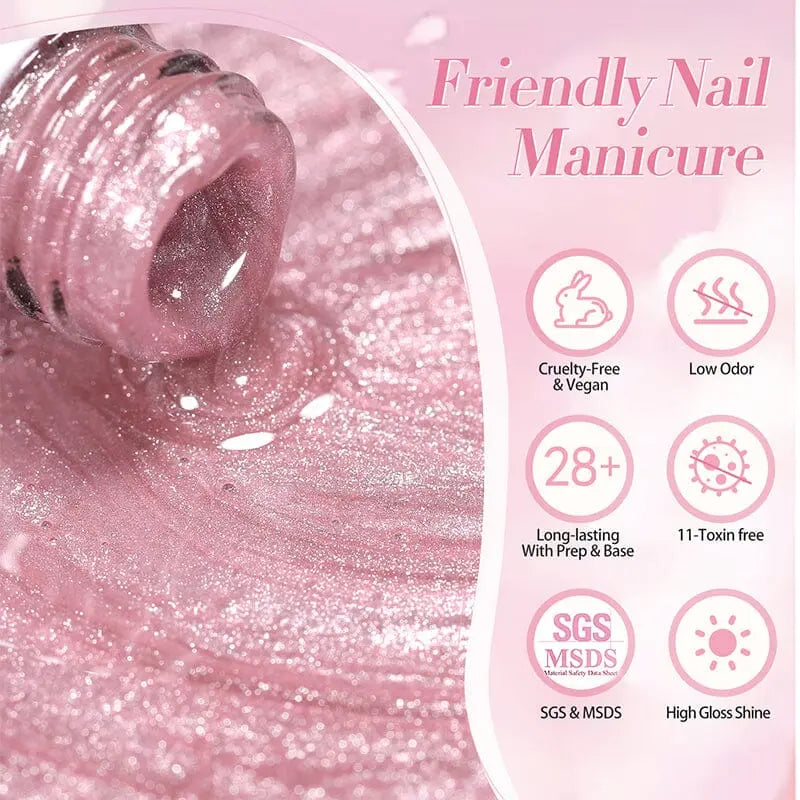 Born Pretty Crystal Cat Magnetic Gel MY40 Myrtle