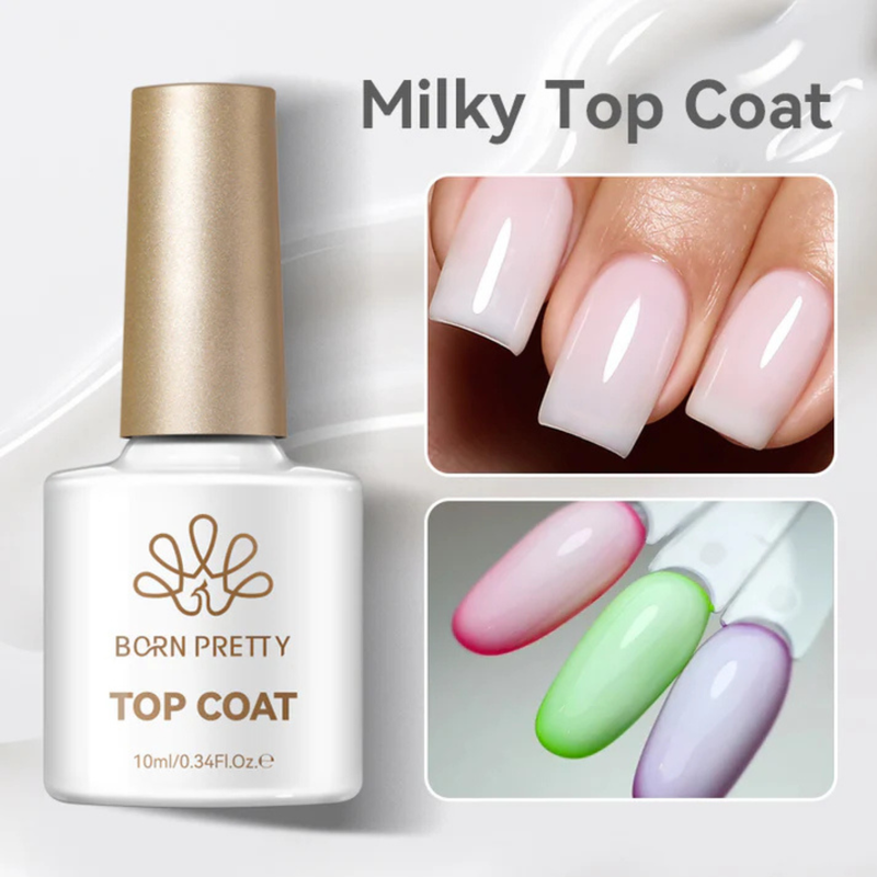 Born Pretty Milky Top Coat 10ml