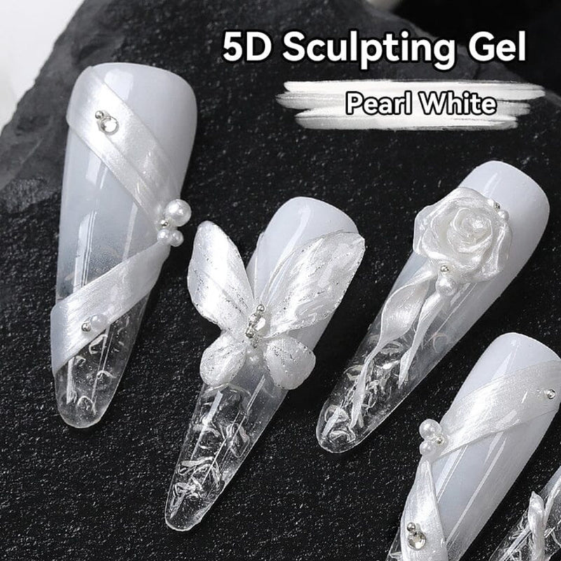 Born Pretty Pearl White 5D Sculpting Gel