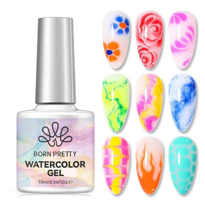 Born Pretty Transparent Watercolor Nail Gel