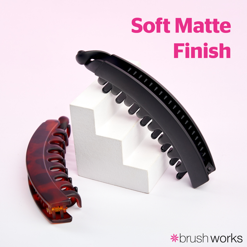 Brushworks Banana Hair Clips