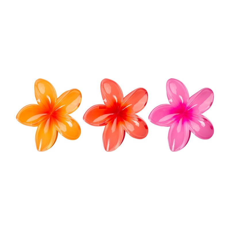 Brushworks Bright Flower Claw Clips 3 Pack
